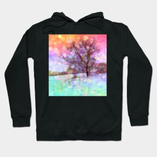 Snow storm tree Hoodie